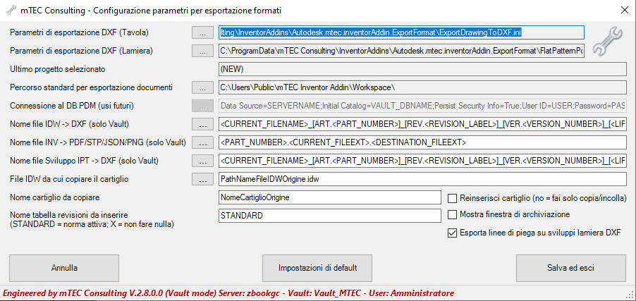 mTEC Inventor Toolbar 6